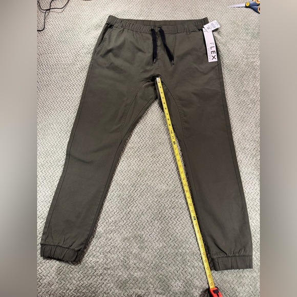 South Pole Olive Joggers with Navy Drawstring - Picture 5 of 6